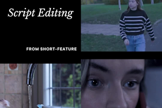 analyse your script, provide feedback and edits