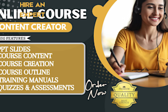 create online course content course creation coaching program worksheet