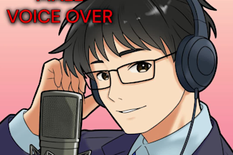 provide native japanese voiceovers