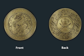 do medals, coin, badges and tags design for your events