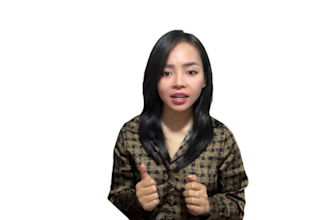 create a female asian spokesperson video for all platforms, HD or 4k