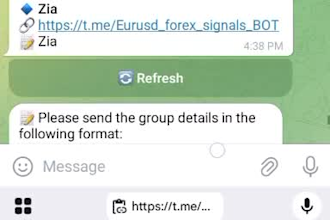 develop a telegram bot for crypto payments and automation