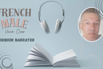 be your french fiction or non fiction audiobook narrator