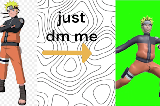 create 3d characters from image and animate them