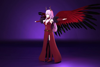 edit and create vrchat avatar vrc  avatar furry avatar nsfw model 3d model anime