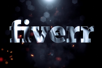 create cinematic fire logo intro video HD
