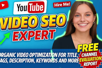 optimize your youtube video SEO and grow your channel super organically