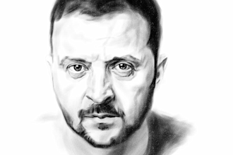 draw a graphic portrait