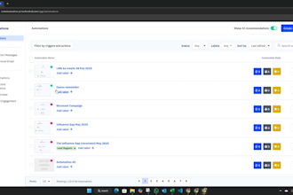 set up email automation in mailchimp, mailerlite, or activecampaign