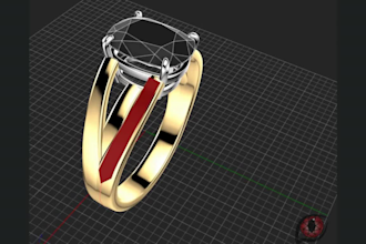 create 3d cad jewelry design, jewelry rendering, printing, 3d jewelry animation