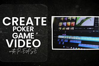 edit your pocker game video vlogs, poker shorts reels