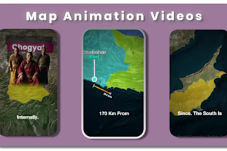 create stunning geolayers map animations in after effects