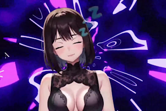 vtuber character development,2d live model,design and create 2d vtuber character