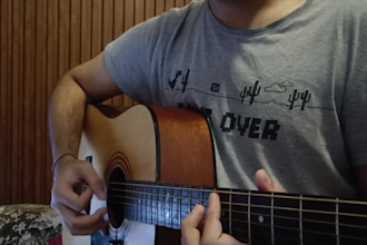 teach you fingerstyle guitar step by step