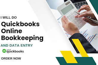do quickbooks online bookkeeping and data entry