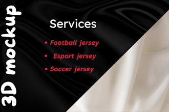 custom design and manufacture sublimation football, soccer, esport jersey