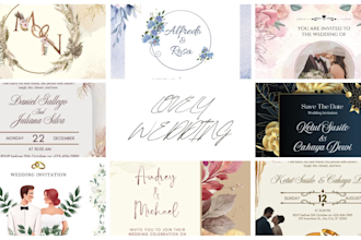 design amazing invitation card for your wedding