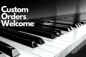 write and record piano for your ballad, pop, rap, edm song