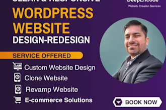 clean and responsive wordpress website
