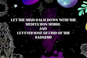 compose ambient or delicate meditation music relaxing music