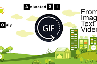 make animated banner ads GIF animation from image or text