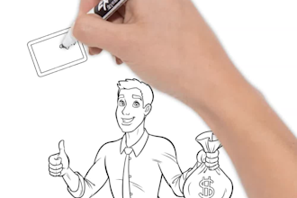 create an engaging custom whiteboard animation explainer video