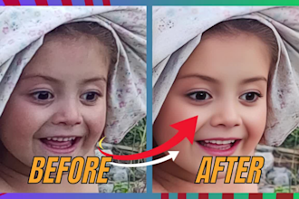 image edit , enhance, and resizing your images using ai and manual