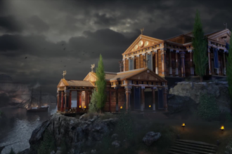 3d environment design, video game environment design, level design in unity, ue