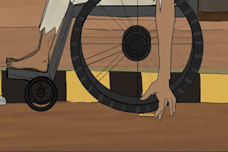 make a 2d cartoon animation video