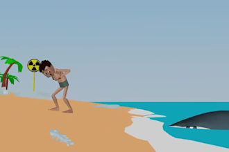 create 3d kids animation video inside blender