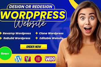 build, revamp and clone wordpress hostinger website for you