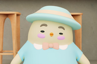 painterly textures for animation characters or sets