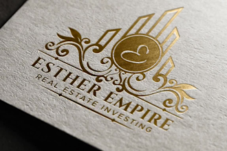 design gold luxury logo
