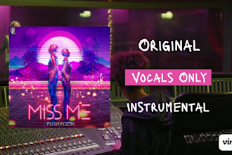 remove vocals from any song, create high quality acapella and instrumental track