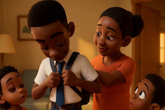do 3d video animation cartoon music video kids animation story animation