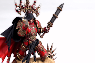 paint your warhammer 40k, aos, dnd or any board game miniatures