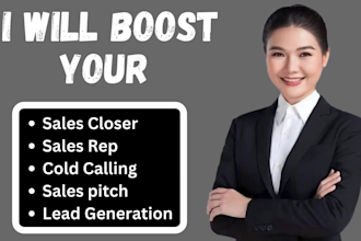 be your sales closer sales agent sales person sales representative lead expert