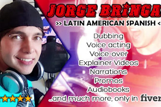 be your professional voice in latin american spanish