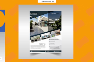 design professional real estate flyers