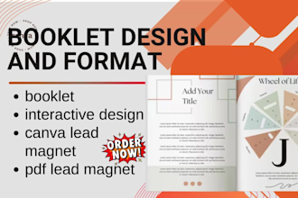 format, design booklet, interactive design, canva lead magnet, pdf lead magnet