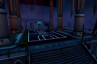 build virtual mall room on babylon js 3d scene gamified environment threejs gsap