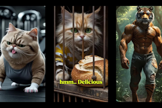 create ai cat shorts, reels and tiktok videos