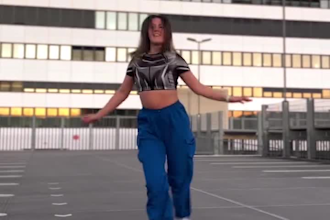 do instructive shuffle dance, choreography group dance to your song