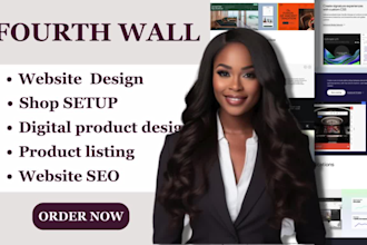 do fourth wall shop setup fourthwall website design, fourthwall pod website seo