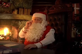 do santa claus voice over, nederlands dutch, merry christmas voice over for you