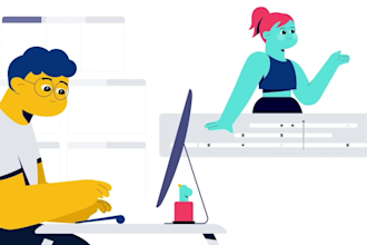 create custom animated explainer video for your  business