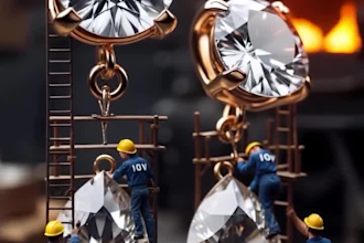 do ai commercial video ai generated jewelry video 3d cgi jewelry animation vfx