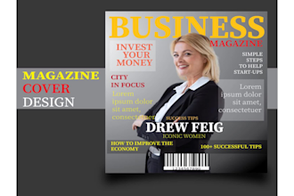 design professional magazine cover catalog newsletter layout