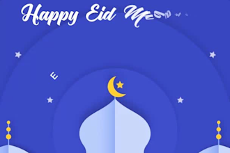 create ramadan or eid video greeting