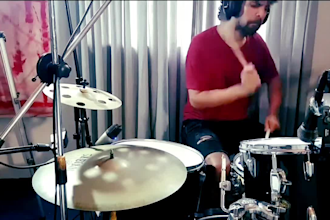 record drums to your music and tune it perfectly